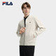 FILA斐乐官方男针织长袖外套25秋新款时尚休闲通勤商务行政棒球服