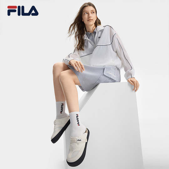 舒迈拖鞋|FILA斐乐勃肯鞋女鞋拖鞋2025新款鞋子一脚蹬半拖鞋外穿