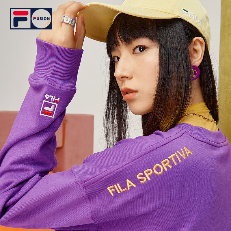 fila fusion斐乐潮牌情侣装潮卫衣 FILA运动卫衣/套头衫