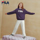FILA KIDS斐乐童装儿童卫衣冬季款男女童加绒保暖抗菌套头上衣潮