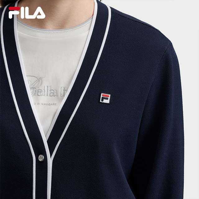FILA cardigan ແສ່ວຂອງແມ່ຍິງ