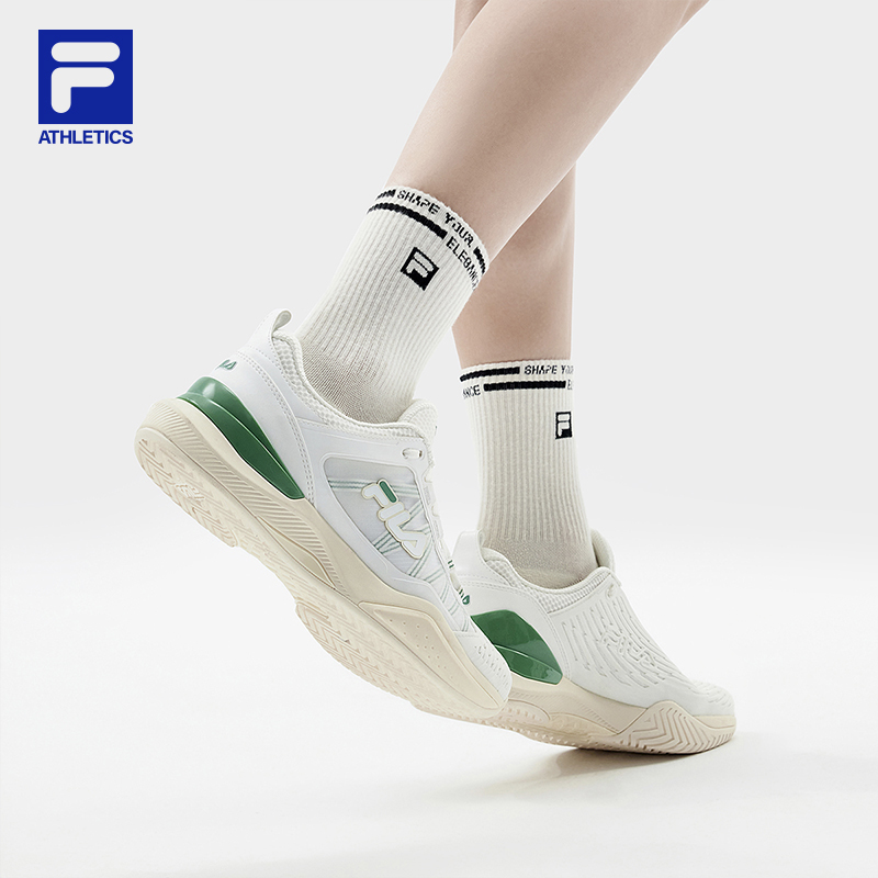 FILA 斐乐SPEED SERVE女鞋网球鞋2024春季新款户外运动性能运动鞋 - 图1