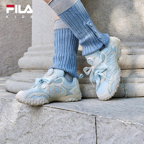 斐乐儿童苏珊芭蕾丨FILA KIDS薄底运动鞋26冬新款女大童德训童鞋 - 图2