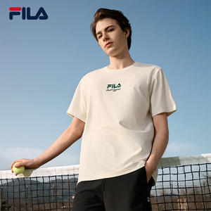 FILA透气休闲经典宽松短袖