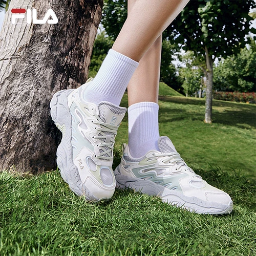 Официальная женская обувь Yang Mi's FILA, обувь для папы, кроссовки, соломенные сандалии, повседневная обувь