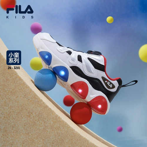 Fila Kids Feile детская обувь детская обувь 2022 зимние мужчины и девочки -дети Боа красочные вспышки обувь