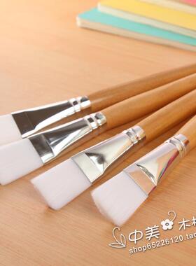 面膜刷子套装软毛木柄大号水疗刷