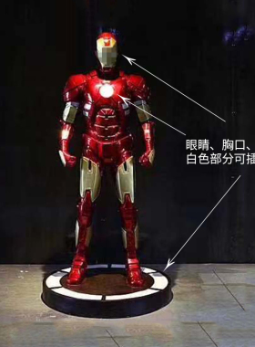 大型2米高玻璃钢模型装饰品摆件