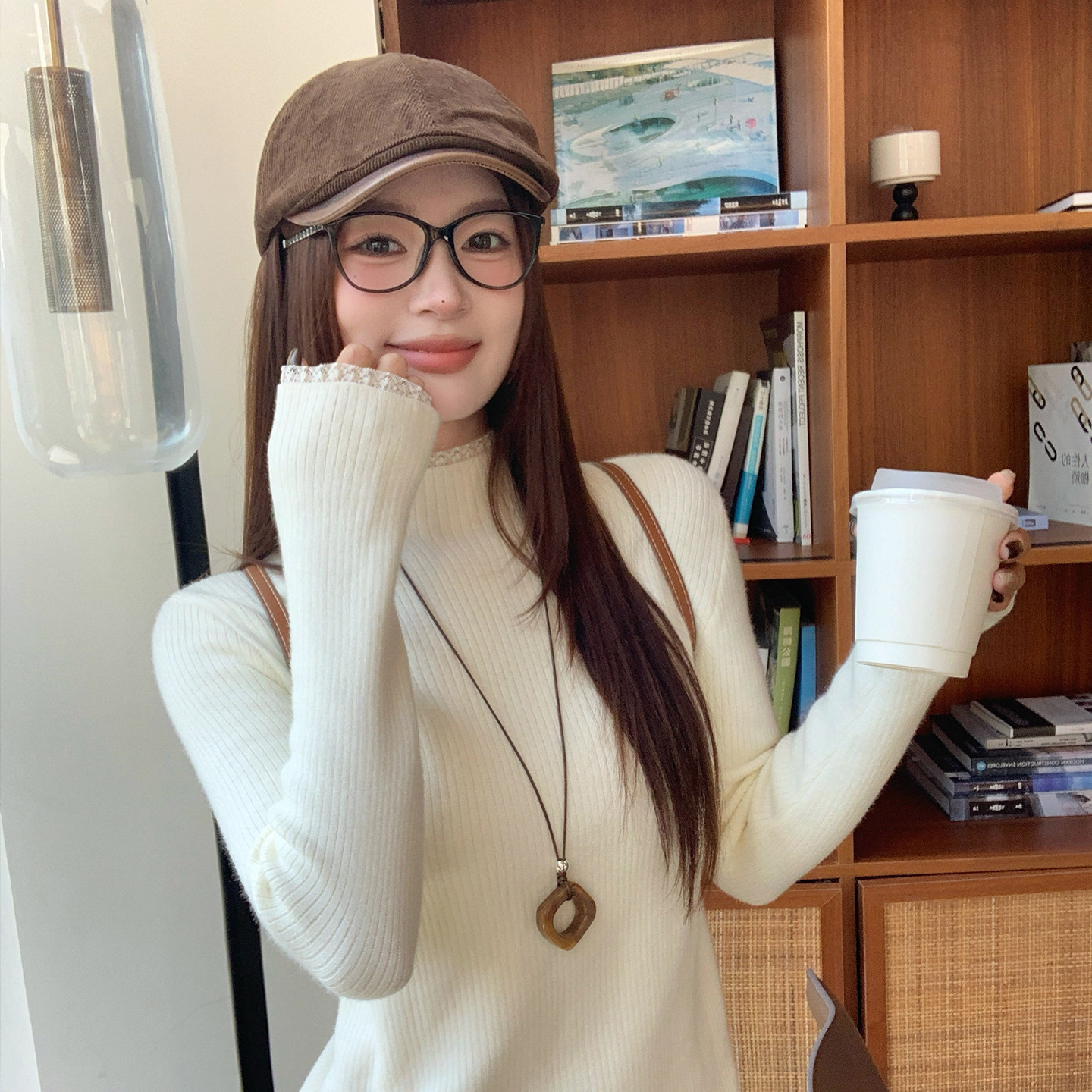 龙妹家半高领加绒加厚毛衣女内搭2025新款冬季保暖上衣针织打底衫,淘宝优惠券,粉丝福利购,淘宝优惠卷