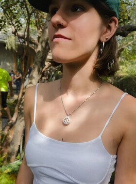 兔妈 泰国佛牌 会版 幸运星之眼-达留纯银版佛饰吊坠项链正品原庙