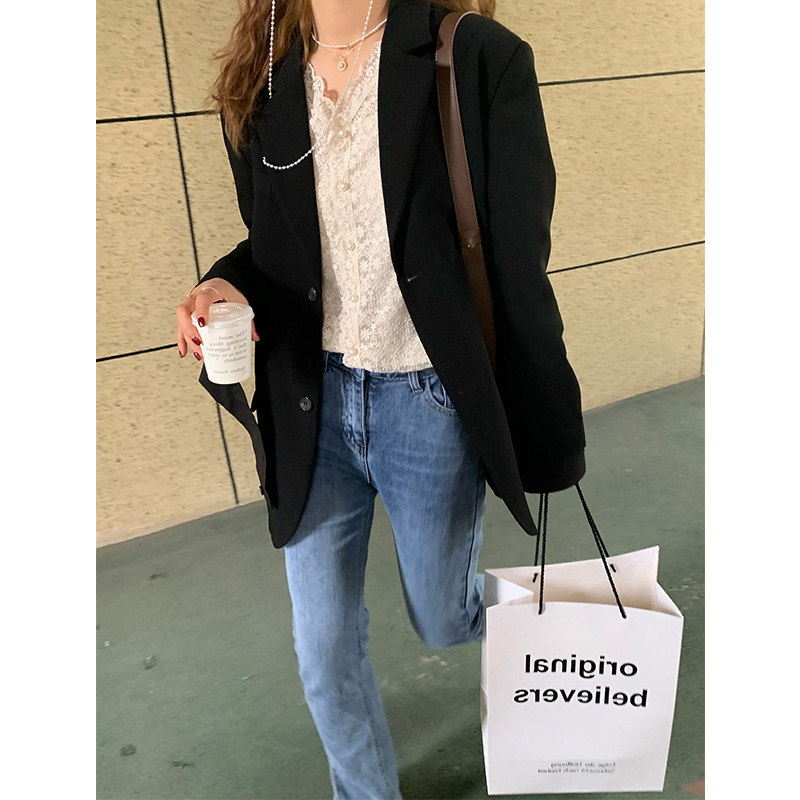 法式洋气内搭蕾丝早秋季新款打底衫 veela蕾丝衫/雪纺衫