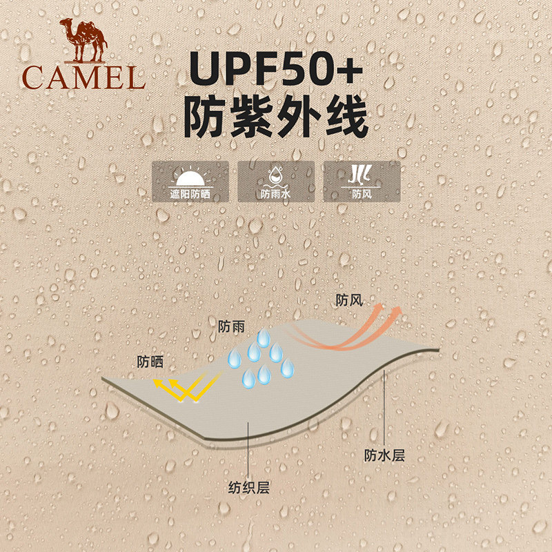 骆驼户外精致露营涂银天幕遮阳棚 camel天幕