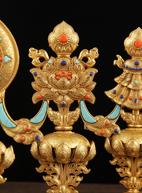 摆件纯铜佛堂密宗法器