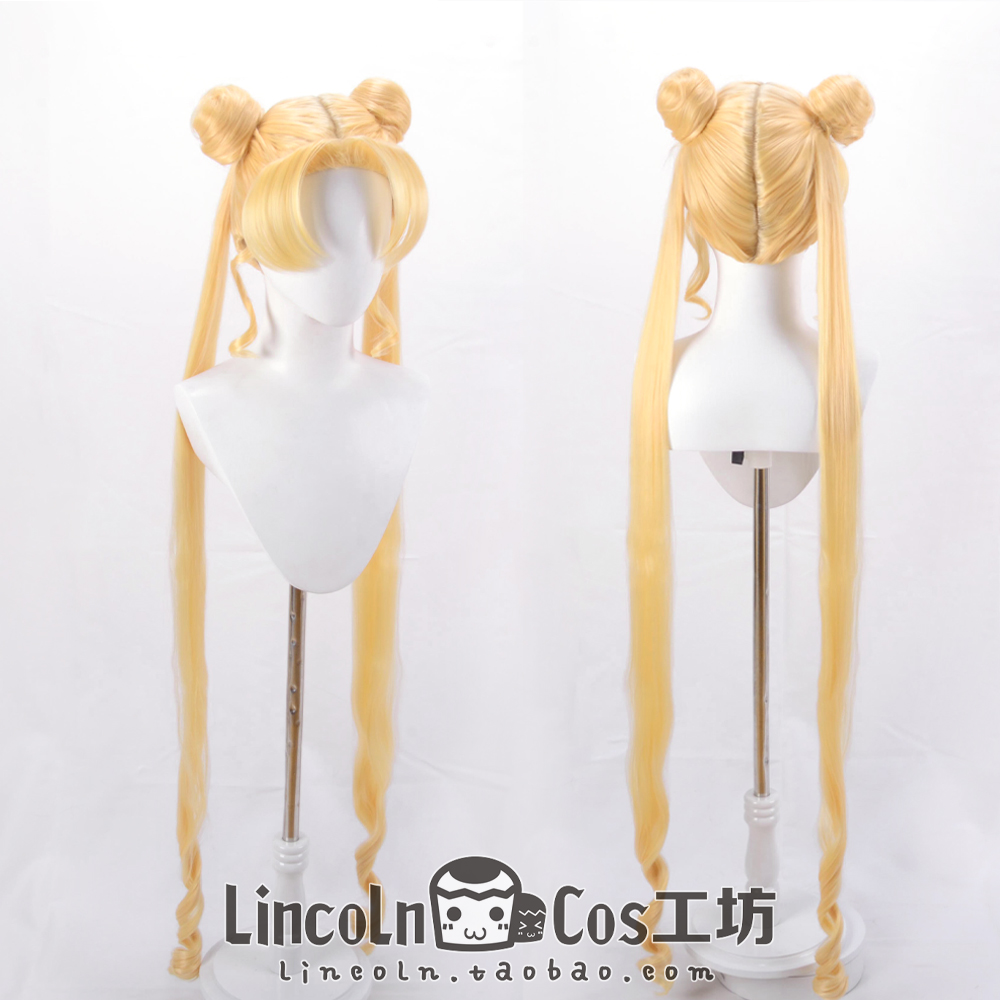 LINCOLN 美少女战士Sailor Moon月野兔 水冰月 拱刘海cosplay假发 - 图0