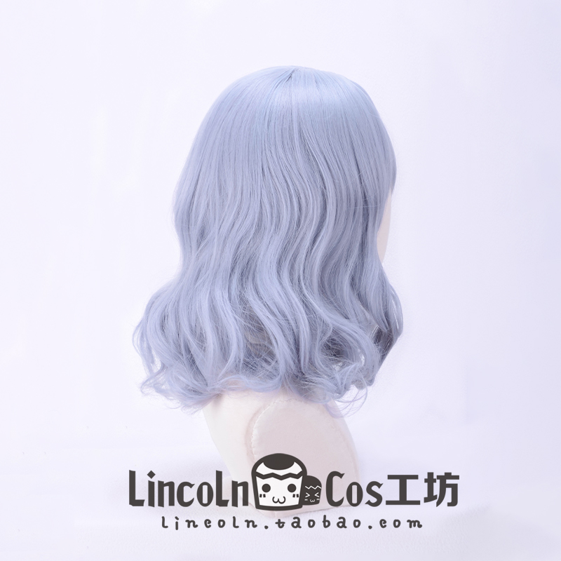 LINCOLN 东方Project 蕾米莉亚·斯卡雷特 cosplay假发灰紫色卷发 - 图1