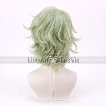 LINCOLN Idol Dream Festival ES Barihe wig cosplay ຜົມສັ້ນສີຂຽວອ່ອນ