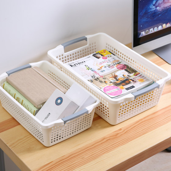 Storage Basket Plastic Desktop Basket Snack Kindergarten Classification