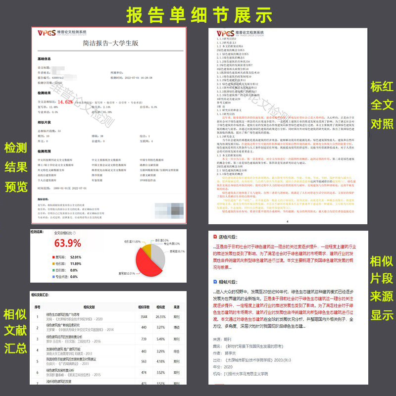 维普查重官网检测维普查重本科专科博士硕士论文维普检测官方报告-图1