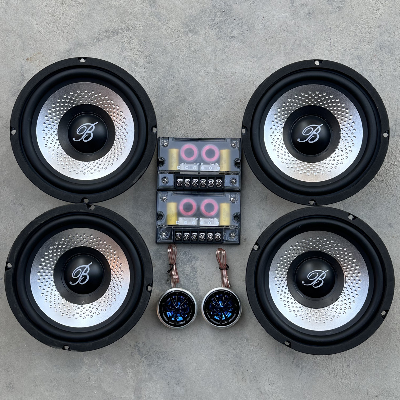 宝华柏林之声二手音响6.5寸高中低音拆车家用车载改装喇叭扬声器