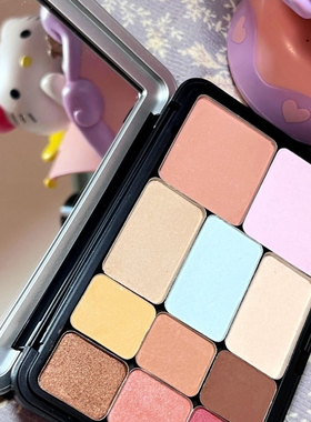 送压盘工具MUF同款磁铁彩妆盘分装盒DIY眼影腮红高光粉饼口红收纳