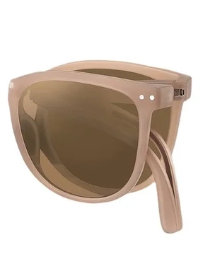 新款折叠2024防紫外线带鼻托太阳镜偏光折叠墨镜CD001时尚穿搭潮