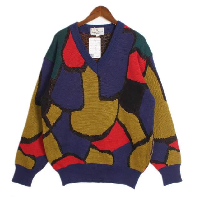 Vintage woolen pullover vintage japanese style