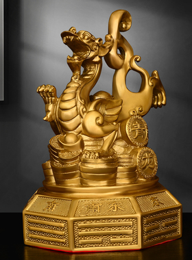 黄铜四大神兽家居摆件