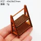 Dollhouse doll house double-layer wooden storage rack bread rack mini food play scene storage rack accessories