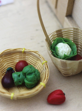 树脂娃娃屋仿真迷你蔬菜模型