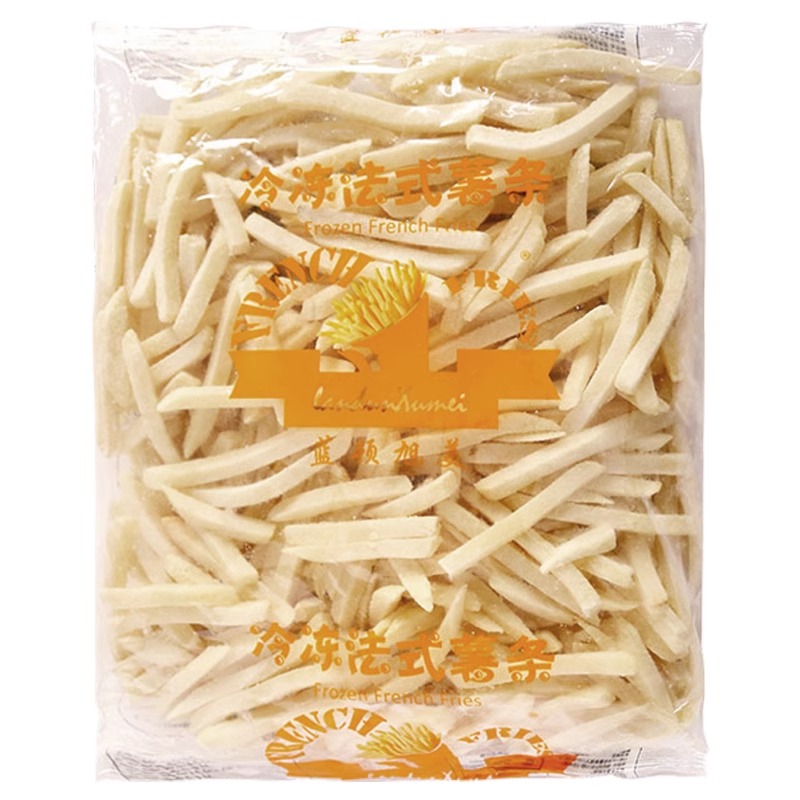 蓝顿旭美波纹薯条冷冻法式3/8曲薯条油炸小吃半成品商用批发粗薯 - 图3