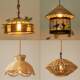 Hemp rope chandelier, nostalgic retro industrial style clothing store, Internet cafe, bar counter, restaurant, creative personalized shop decoration lamp