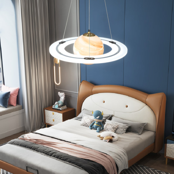 Children's room boy and girl space internet celebrity planet lamp