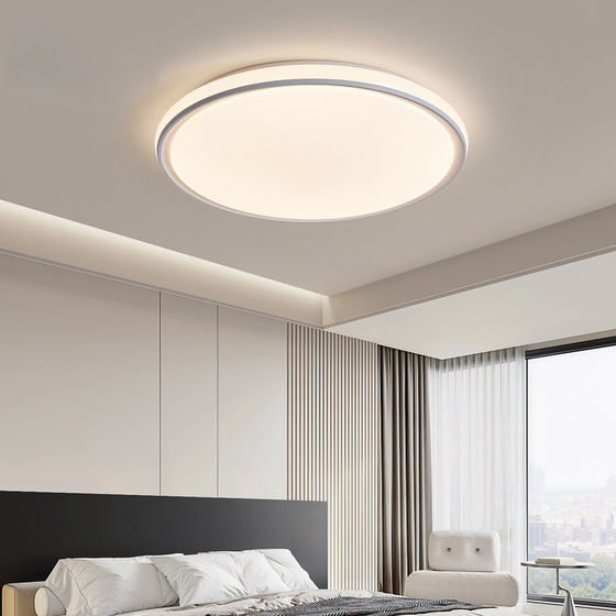 Fanpin Bedroom Ceiling Lamp Modern Simple LED Bedroom Study Lamp Anti-Dazzle Eye Protection Full Spectrum Ceiling Lamp S