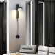 Designer creative personality rotating LED wall lamp Nordic simple modern hotel corridor bedroom bedside reading lamp