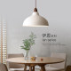 Restaurant chandelier three-head designer style wabi-sabi style