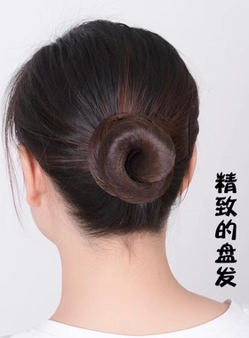 隐形发网女古风盘头发黑色一次性发兜舞蹈汉服发套丸子头盘发网兜