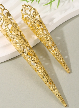 古代装后宫护甲宫廷太后千手观音假长指甲套指套古典戒指环