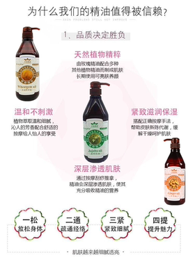 艾草身体推背面部美容院按摩精油