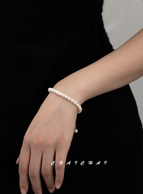 女天然珍珠简约小红书同款手链