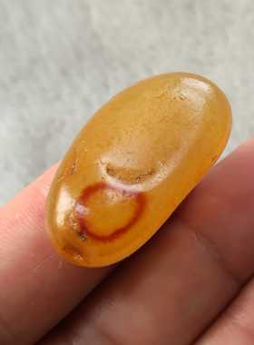 玛瑙原石知足常乐通透小吊坠特价