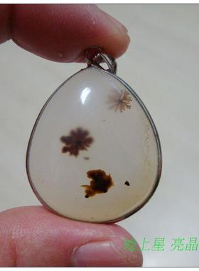 天然玛瑙石小女孩独特风水草花