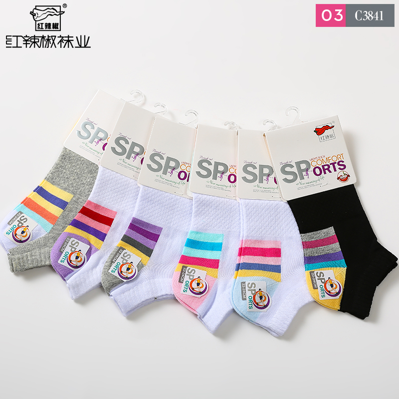 chilli中筒休闲薄棉袜 红辣椒耐特短袜/打底袜/丝袜/美腿袜