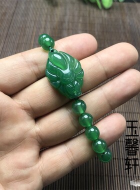 天然玛瑙九尾狐手链手串