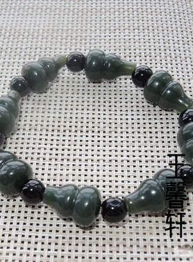 天然新疆和田玉葫芦手串