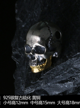 yuki男士纯银项链个性INS哥特风