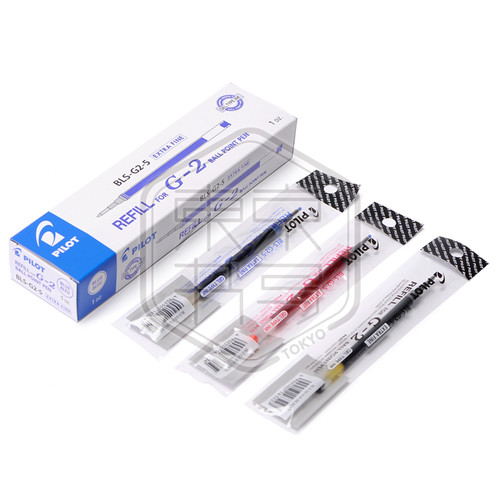 日本PILOT百乐G2经典水笔用替芯 BLS-G2-5/38 笔芯 0.5mm/0.38mm - 图2
