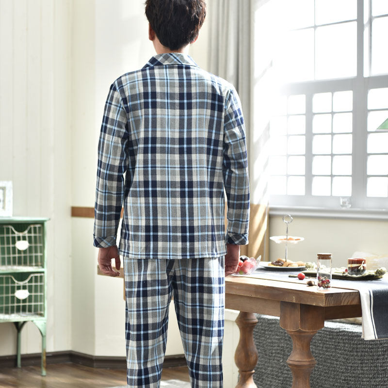 安之伴春秋新款情侣睡衣女士套装梭织纯棉磨毛男士长袖长裤家居服,淘宝优惠券,粉丝福利购,淘宝优惠卷