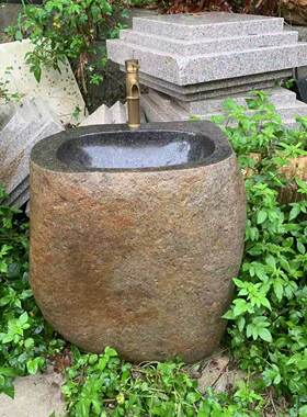 天然鹅卵石洗手池石头拖