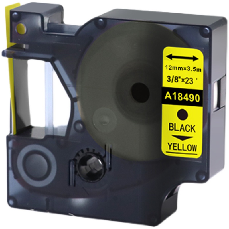 硌彩适用 达美A18490标签带 达美DYMO 18488线缆标签机色带贴纸 - 图1