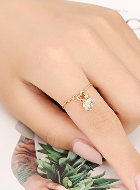 时尚个性风小众设计原创学生尾戒